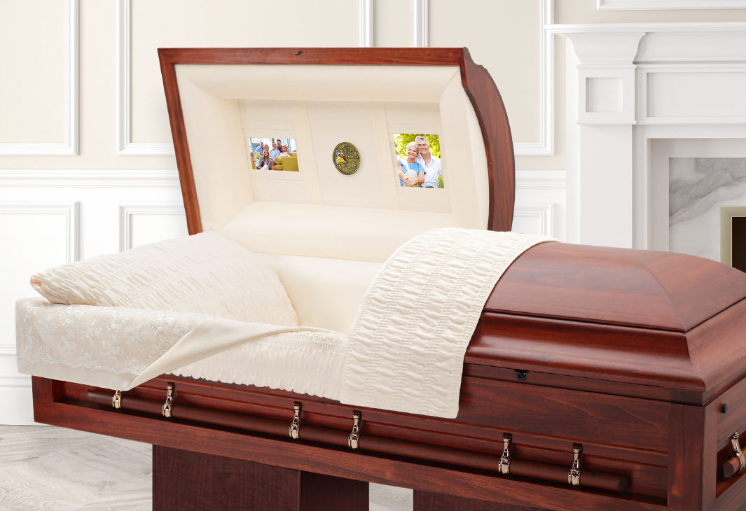 clifton oversize casket with personalization