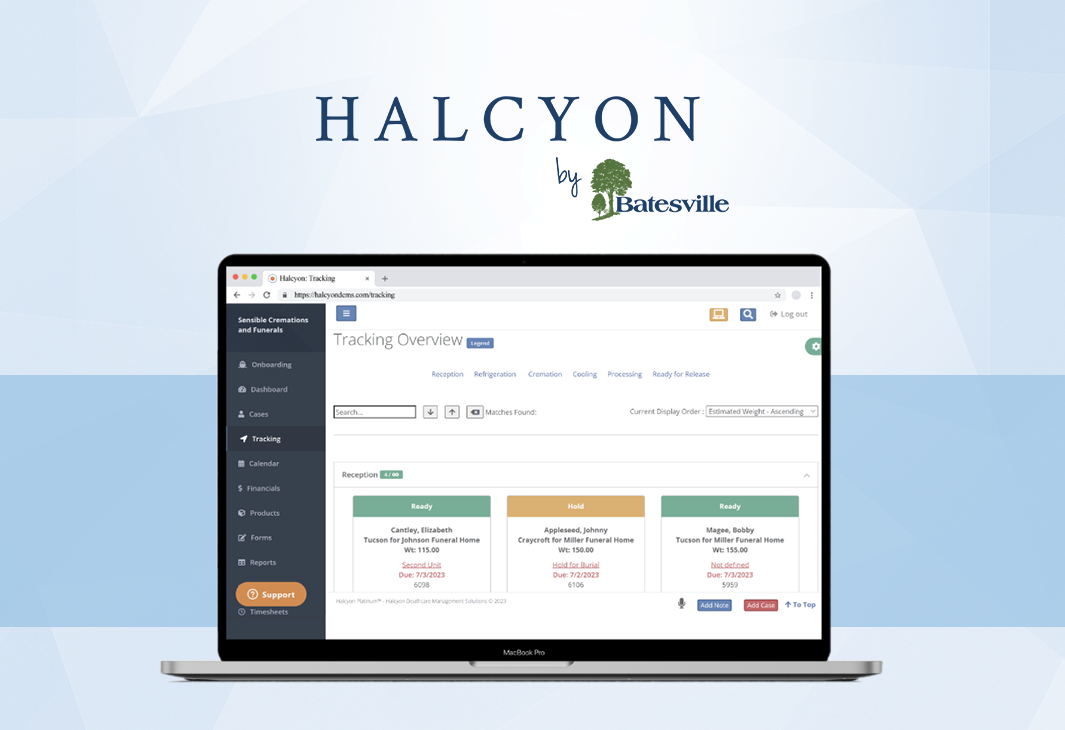 Technology solutions Halcyon screenshot example
