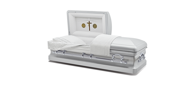 Stainless Steel casket image for metal caskets page