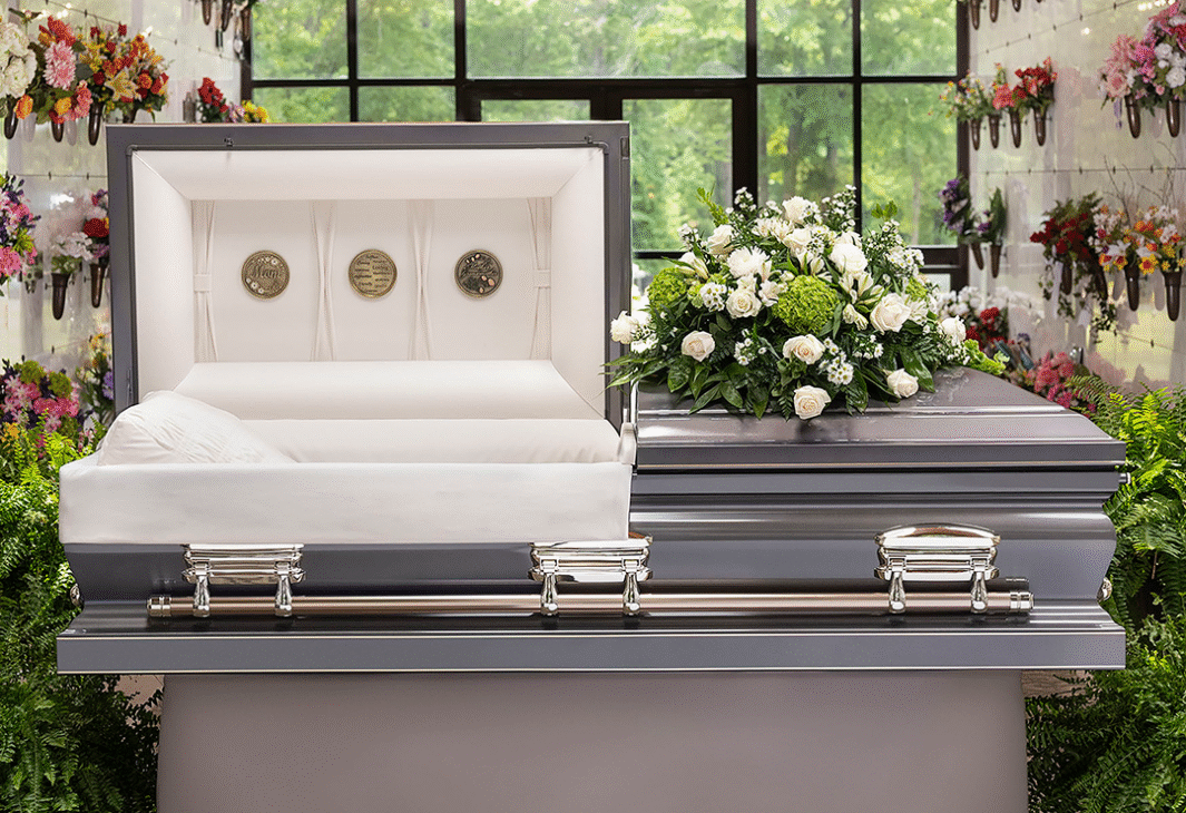 metal casket hero image